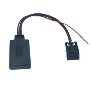 Cáp AUX Cho Bộ Thu Mô-đun Bluetooth Không Dây 12 Chân Âm Thanh Xe Hơi Cho BMW MINI COOPER/E39/E53/X5/Z4/E85/E86/X3/E83 Bộ Chuyển Đổi Âm Nhạc AUX