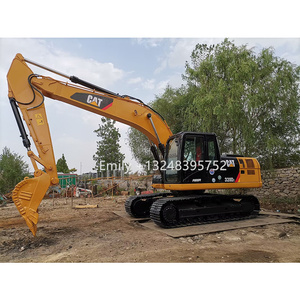 รถขุดตีนตะขาบ20ton ไฮดรอลิกใช้แล้วเครื่องขุด320D แมวเครื่องยนต์ดั้งเดิม - Product Image 1