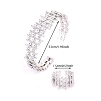 Bracelet en zircon de luxe haut de gamme avec anneau, design de niche, polyvalent, inaltérable, accessoires pour le quotidien et les rendez-vous