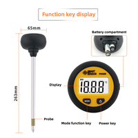 New LCD 3 in 1 Soil PH Moisture Temperature Meter Soil Tester Planting Flower Garden Moist Testing Instrument