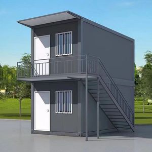 Edificio de Oficinas Modular en Contenedor, Panel Sándwich, Estructura de Acero, Diseño Industrial, Montaje Rápido, Uso Temporal - Product Image 2
