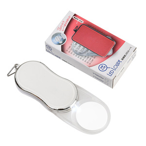 Loupe LED pliable portable avec logo personnalisé, grossissement 3/5X, pour personnes âgées, lecture de livres, évaluation de bijoux - Product Image 5