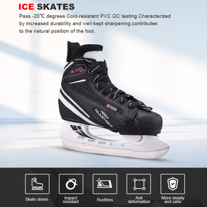 <span class=keywords><strong>Pattini</strong></span> da Hockey su <span class=keywords><strong>Ghiaccio</strong></span> Invernali OEM per <span class=keywords><strong>Uomo</strong></span> con Lame in Acciaio Inossidabile e Tomaia in PVC Resistente al Freddo Alta Protezione - Product Image 2