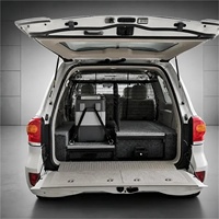 Boîte de rangement arrière robuste pour Land Cruiser 200 Series 2007 pour organisateurs de SUV tout-terrain