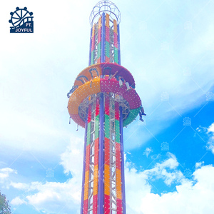 Promotion : Tour de chute libre rotative, équipement d'attraction à sensations fortes pour parcs d'attractions et fêtes foraines en extérieur, fabrication OEM sur mesure - Product Image 3