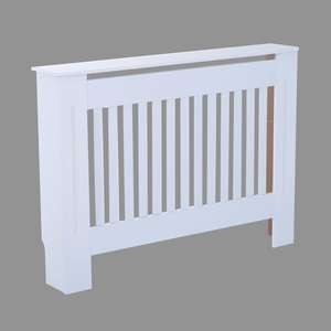 Custom Modern Home Furniture White <strong>MDF</strong> <strong>Radiator</strong> Cover for Living Room <strong>Panel</strong> Style - Product Image 2