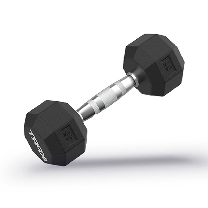 Fitness Equipment Rubber Hex Dumbbell Set