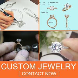 เครื่องประดับเมสซี่ MSE-509 ผู้ผลิตเครื่องประดับจากจีน ของขวัญสำหรับผู้หญิง ต่างหูทองคำขาว 14k ประดับมอยส์ซาไนต์สีเหลือง - Product Image 6