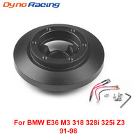 E36H En Aluminium Volant Hub Court Adaptateur Quick Release Patron Kit Pour BMW 91-98 E36 M3 318 328i 325i 325is 328 Z3 E39