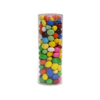 Rond Transparent Pvc Boîte De Bonbons Alimentaire En Plastique Transparent Cylindre Transparent Emballage Alimentaire Tube En Acétate
