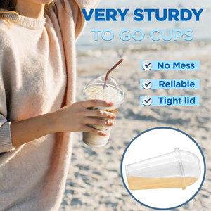 30 + Năm Cốc Sinh Tố Lắc Sữa Thú Cưng Phân Hủy Sinh Học Bằng Nhựa Dùng Một Lần In Theo Yêu Cầu Của Nhà Máy Có Nắp Đậy - Product Image 2