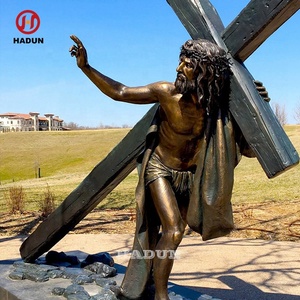 Art de coulée grandeur nature cuivre jésus christ bronze tenant <span class=keywords><strong>le</strong></span> <span class=keywords><strong>centre</strong></span> <span class=keywords><strong>du</strong></span> commerce mondial - Product Image 6