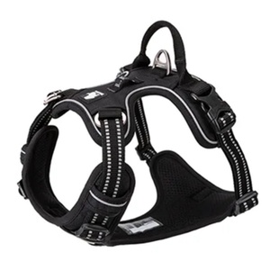 Échantillon gratuit Gilet pour chien en nylon avec logo personnalisé de qualité supérieure pour grands chiens: respirant, rembourré doux et facile à contrôler - Product Image 2
