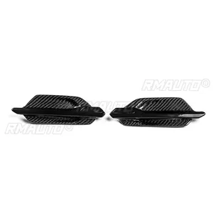 Cache-coffre latéral de remplacement 100 % fibre de carbone véritable pour BMW F87 M2 2014-2022, style MP, avec prises d'air latérales et garnitures de ventilation - Product Image 2