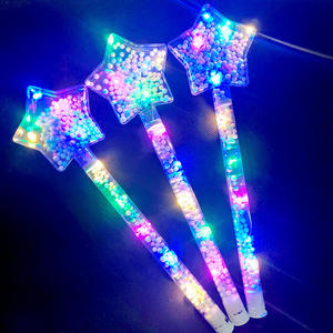Luckykoo - Varita de Hada Luminosa para Niños, Juguete de Plástico Fluorescente, Varita Mágica con Efecto de Destello para Conciertos - Product Image 2