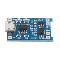 TP4056 5V 1A Micro-USB 18650 Typ-C Lithium-Akku Ladeboard Lademodul mit Schutzfunktion Doppelfunktionen 18650