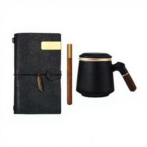 Artículos en Oferta 2025, Gadgets Tecnológicos, Regalos, Set de Regalo de Cuaderno y Bolígrafo de Oficina, Bolígrafo Personalizado con Bloc de Notas, Metálico Moderno - Product Image 3