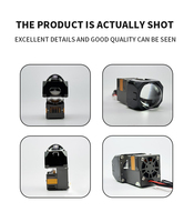 Lensa Mini LED 6000k High Low Beam untuk Motor Mobil, Modul Matriks Bi-LED, Lensa Matriks, Proyektor Lampu Depan Biled