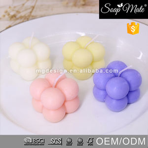 Cera de soja sin humo Vela creativa del <span class=keywords><strong>cubo</strong></span> de <span class=keywords><strong>Rubik</strong></span> Vela aromática de cera de soja hasta un tiempo de combustión prolongado - Product Image 5