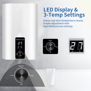 <span class=keywords><strong>Chauffe</strong></span>-<span class=keywords><strong>eau</strong></span> électrique mural à double réservoir, haute efficacité énergétique, 30L, <span class=keywords><strong>50L</strong></span>, 80L, 100L, pour usage domestique - Product Image 2