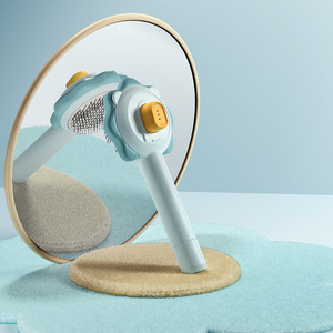 Stainless Steel Beauty Comb Dair Remover <b>Massage</b> Cleaning Comb Pet Comb Knot Opening Hair Removal Pet Supplies for Dogs and <b>Cats</b> - Product Image 5