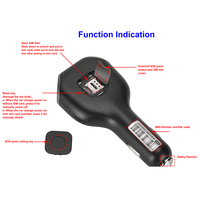 Cargador de Coche con Rastreador GPS GLONASS 4G Integrado, Micrófono WiFi para Autos, Camiones y Autobuses, Salida de 5V 2.1A, Llamadas de Emergencia SOS, Compatible con PC