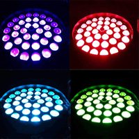 Projecteur LED mobile 36*10W avec fonction Wash, DMX automatique, garantie 1 an, idéal pour discothèque, fête, mariage
