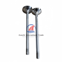Katup Intake Exhaust Berkualitas Tinggi Merek KC Berlapis Krom/Poles untuk Audi Volkswagen EA888 GEN2 GEN3 Pengganti Katup Tappet