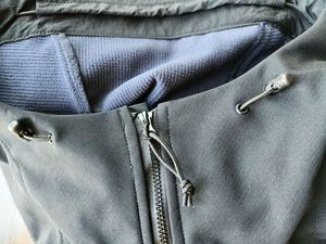Custom Logo Luxury <strong>Man</strong> <strong>Black</strong> Jacket Waterproof Soft Shell <strong>Windbreaker</strong> with Hood for Outdoor Sports <strong>Black</strong> Zip-up Design - Product Image 6