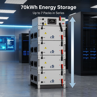 Batería de Litio-Ferrofosfato (LiFePO4) Apilable de Alto Voltaje CFE-XH, Módulo de 40 kWh, 8000 Ciclos, para Sistemas de Almacenamiento de Energía Solar (ESS) Comerciales, Conectados a la Red y Fuera de la Red
