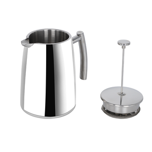<span class=keywords><strong>Cafetière</strong></span> manuelle professionnelle <span class=keywords><strong>à</strong></span> double paroi en acier inoxydable avec <span class=keywords><strong>filtre</strong></span> supplémentaire isolée personnalisée de 50oz en métal français - Product Image 6