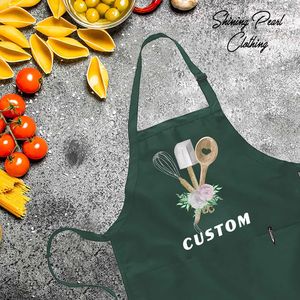 Bán buôn biểu tượng tùy chỉnh đầu Bếp Nấu Ăn Tạp dề cho quán cà phê nhà hàng nhà bếp tạp dề - Product Image 2