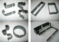 Règle de découpe et de pliage en métal de haute qualité 2pt 3pt, en acier au carbone laminé à chaud, dureté 35-45HRC, 1000mm, pour matériaux d'impression