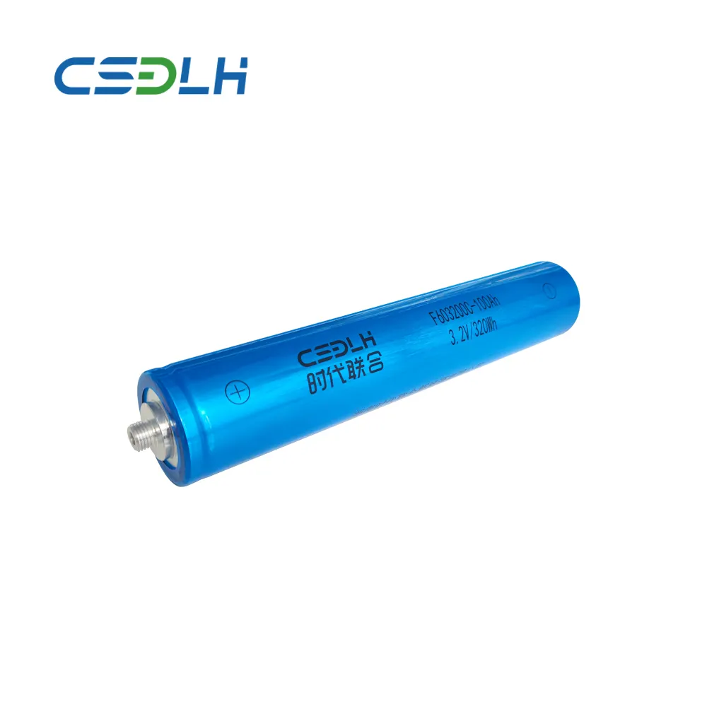High-End 3.2V 100Ah Cilindrische Lithium Ion Batterij Cellen Voor Zonne-energie Oplossing Systeem