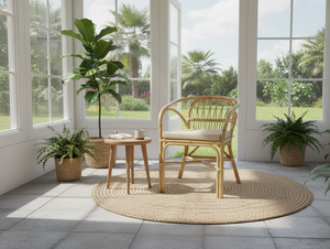 Fauteuil moderne confortable en rotin Dolvio pour l'extérieur, meubles élégants faits à la main pour villa, hôtel et appartement - Product Image 5