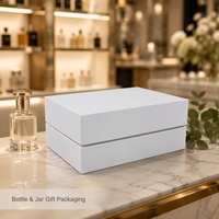 Boîte cadeau rigide personnalisée pour ensemble cosmétique, avec couvercle et base amovibles en deux parties, avec insert personnalisé, vente en gros directe d'usine