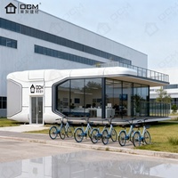 OCM-Cabine moderne et pliable Apple, capsule spatiale, maison préfabriquée, modulaire et extensible, minuscule villa pour centre de villégiature
