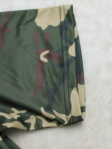 Nouvelle Collection Été : Combinaison <span class=keywords><strong>Femme</strong></span> Plissée Respirante à Manches Courtes, Style Cardigan, avec Patchwork Camouflage et Tissage à la Taille - Product Image 5