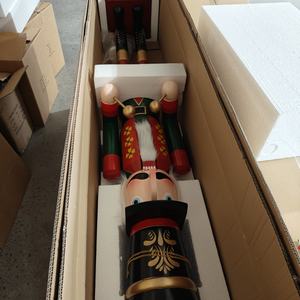 <span class=keywords><strong>Casse</strong></span>-<span class=keywords><strong>Noisette</strong></span> de Noël géant en <span class=keywords><strong>bois</strong></span> traditionnel Décoration de soldat Taille réelle 6ft Large <span class=keywords><strong>Casse</strong></span>-<span class=keywords><strong>Noisette</strong></span> 180cm - Product Image 3