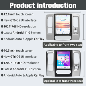 Actualización de radio de coche estéreo Multimedia Dodge Ram 2008 2009 2010 2011 compatible con carplay inalámbrico y unidad principal automática <span class=keywords><strong>Android</strong></span> - Product Image 5