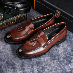 <span class=keywords><strong>Scarpe</strong></span> Eleganti <span class=keywords><strong>da</strong></span> <span class=keywords><strong>Uomo</strong></span> di Lusso per Matrimonio Autunnale, <span class=keywords><strong>Scarpe</strong></span> Casual <span class=keywords><strong>da</strong></span> <span class=keywords><strong>Sposo</strong></span> con Punta Affusolata e Chiusura Antiscivolo per Ufficio e Business - Product Image 3