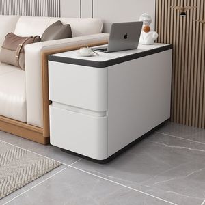 Salon <span class=keywords><strong>canapé</strong></span> côté armoire nordique lumière luxe Rock Board étroit 2 tiroirs de rangement pour Villa appartement hôtels - Product Image 1