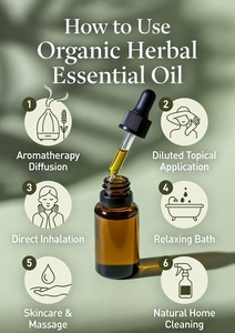 Huiles essentielles biologiques à base de plantes, étiquette privée personnalisée, huile d'aromathérapie pure et naturelle pour diffuseur, massage, soin du corps, 10 ml, 30 ml - Product Image 3