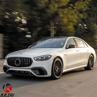 Kit carrosserie S63 Style : Pare-chocs avant, diffuseur arrière, calandre, à monter sur les vis, pour Mercedes Benz W223 Normal 2021-2023