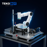 Station d'enseignement pour robot collaboratif 6 axes TEPKOBOT avec tri guidé par la vision, kit d'éducation pour le kitage et la palettisation