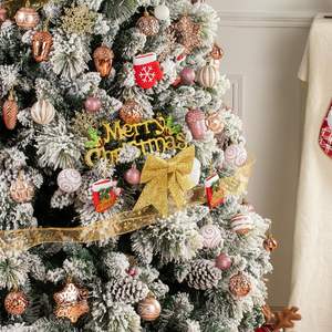 في عيد الميلاد ، مجموعة كرات معلقة على شجرة عيد الميلاد ، ديكورات للعطلات وحفلات الزفاف ، ديكورات عيد الميلاد محاصر - Product Image 6