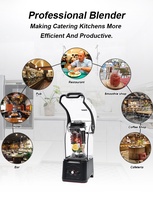 Hoge kwaliteit voedselmelkmachine commerciële blender met SS 420 snijmes voor kruiden