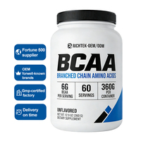 Poudre de BCAA de qualité alimentaire, complément nutritionnel sportif, vente chaude, poudre de BCAA instantanée 2:1:1