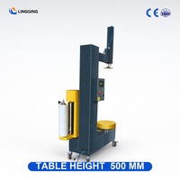 Table rotative de pressage MH-FG-800A pour film étirable de tension de frein, pour emballage de cartons en entrepôt
