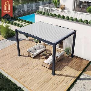 Estructura Bioclimática Motorizada de Aluminio para Exteriores, Kit de Invernadero de Bajo Costo para Jardín, Patio Trasero y Pérgola para Césped - Product Image 1